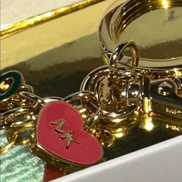 Michael Kors Gold Charm Keychain - Picture 6 of 8